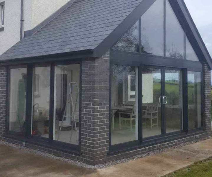 Solid Tiled Conservatory Roof abergavenny