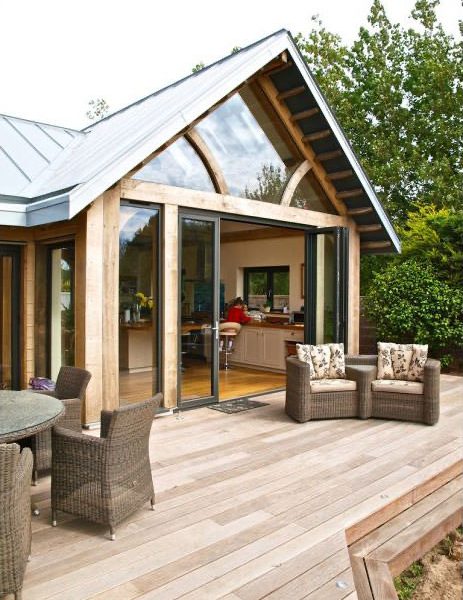 Black Aluminium Bifold Doors Cardiff