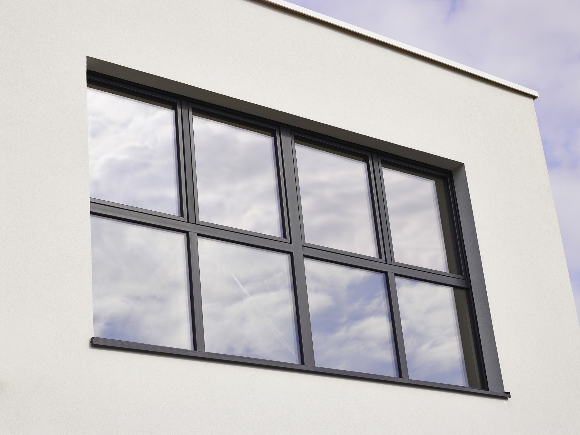 Aluminium Chamfered Windows