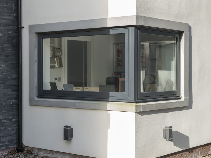 Flush windows in RAL colours Pembroke