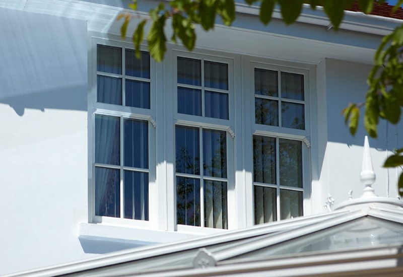 Flush sash windows colour options Tenby