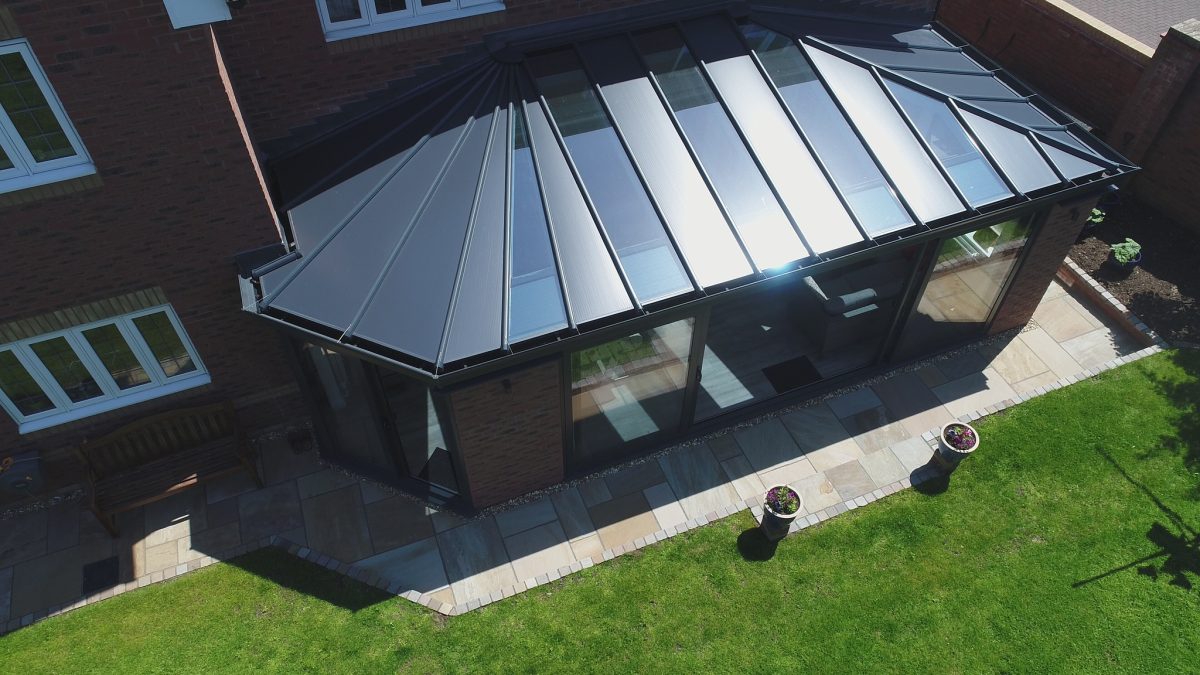 Black Wendland Tiled Conservatory Roofs