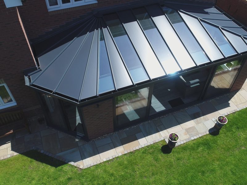 Black Wendland Tiled Conservatory Roofs