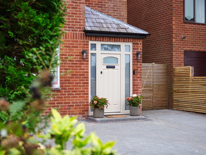 white composite doors